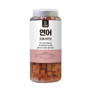 자연애 강아지 간식 연어 520g, 단품, 1개