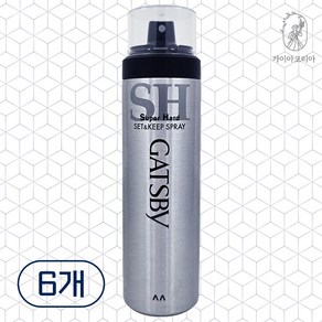 갸스비 셋앤킵 슈퍼하드 헤어 스프레이, 263ml, 6개