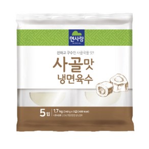 면사랑 사골맛 냉면육수 340g 실온, 5개