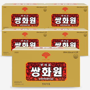 동화약품 부채표 쌍화원 골드 건강음료 100ml x 10개, 50개