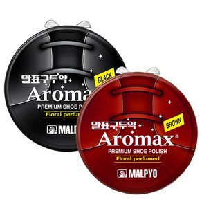 말표 구두약 캔 40g (블랙/브라운/뉴트럴) 1+1, 1세트, 블랙+브라운