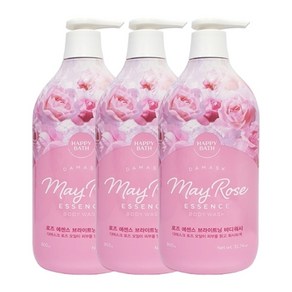 해피바스 로즈 에센스 브라이트닝 바디워시 900g x3, 900ml, 3개