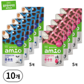 아미오 건강담은간식 관절&뼈 강아지 간식, 10개, 80g