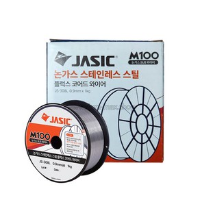 제이식 논가스용접기 M100용 논가스 스텐 용접봉 JS-308L 0.9 X 1KG, 1개