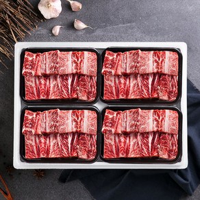[23일 19시결제건까지 명절전배송][횡성축협]횡성한우 1++등급 찜갈비세트 1호3.2kg, 1세트
