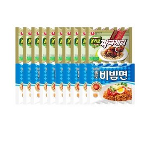 팔도비빔면130g*10개+농심짜파게티 140g*10개, 1개