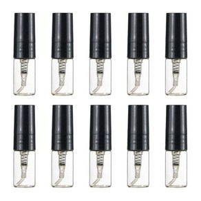 27리빙 간편한 충전 휴대용 향수 공병, pp캡 블랙 2ml, 10개