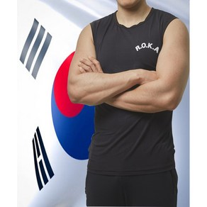 로카티 쿨론 스포츠 민소매티 ROKA 코리아아미 헬스 머슬 민소매 나시티