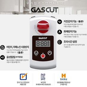 가스컷 가스자동차단기 스마트 GAS CUT, 1개, 음성안내형(작동내용/배터리교체등)