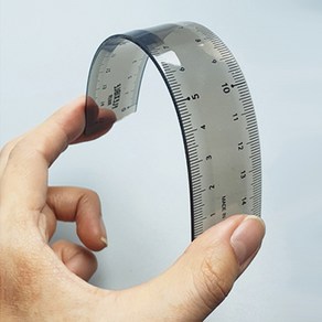 [아이비스]구부러지는 자 15cm 20cm (색상랜덤) 휘어지는 부드러운 플라스틱 자