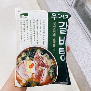 고향 우거지 갈비탕 600g, 1개