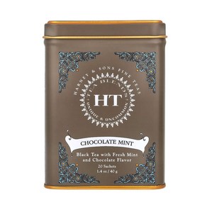 Harney Sons 초콜릿 민트 20 차 향낭 1.4 oz (40 g)