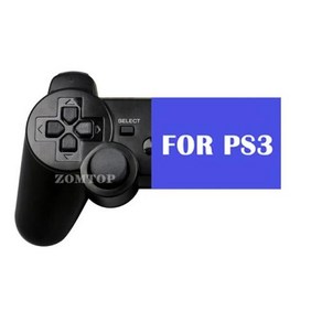 ZOMTOP 소니 PS3 컨트롤러 게임 패드 무선 블루투스 조이스틱 무선 콘솔 Dualshock 3 Contole fo PC, 1개, 3) Black