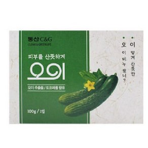 동산 오이 비누100g 10개 세안 세수 클렌징, 100g