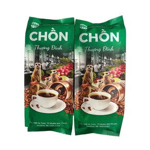 베트남 Thuong Dinh 족제비 커피 분쇄형 ca phe chon, 4개, 500g, 핸드드립