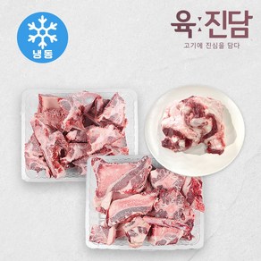 [육진담] 한우 꼬리반골 2kg+잡뼈 2kg+도가니 0.7kg이상 (냉동), 2kg, 1개