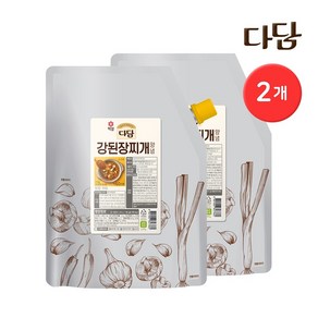 CJ프레시웨이 다담 양념소스 벌크 강된장 2kg 2개