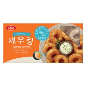 [SASE] 새우 40% 사세 후라이드새우링 736g(32PCS) 2-6EA(냉동)(간식 안주)_치즈왕자, 6개, 736g