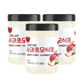 국민생활건강 사과 초모 식초, 3개, 150g