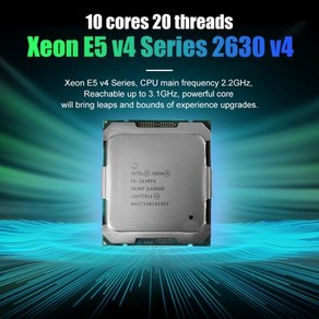 중고 인텔 제온 E5 2680 V4 CPU 프로세서 코어 2.40GHz 35MB L3 캐시 SR2N7 LGA 2011-3 지원 X99 마더, 한개옵션0