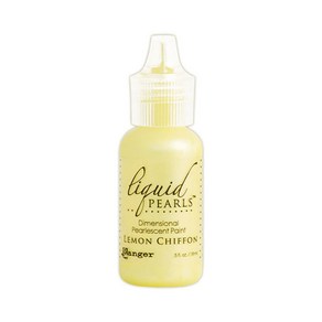 공예몰 레인저 리퀴드 펄 진주 광택 물감 0.5oz 7 Lemon Chiffon Range Liquid Peals Dimensional Pealescent Paint