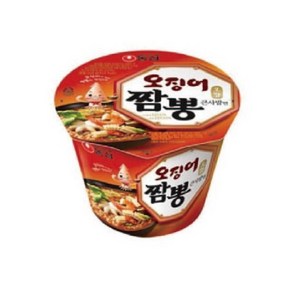 (무료배송) 농심 오징어짬뽕 큰사발 115g x 8개