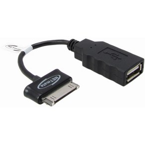 USB OTG 케이블(블랙) 갤럭시탭(10.1/8.9 전용) 넷매이트NM-OTG-03GTBK, 1개