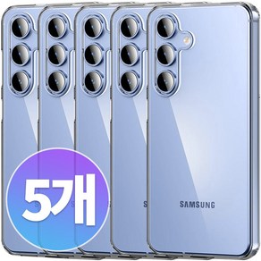 스톤스틸 3+2 갤럭시 A24 LTE 4G 투명 젤리 심플 베이직 케이스 5개