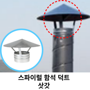 스파이럴 연통 화목난로 덕트직관 (100mm-300mm) 함석 덕트부속 닥트자재 스파이럴직관 환기자재 티 엘보 소켓 타포린 후렉시블 은박 후렉시블 체결기구, 1개