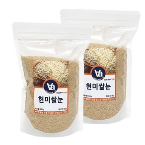 국산 현미쌀눈 가루 분말, 2개, 500g