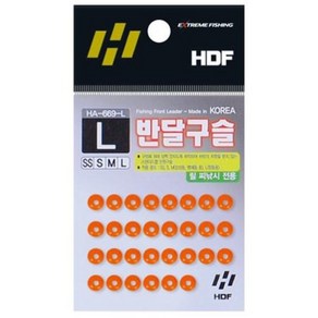 HDF 해동 반달구슬 M L 흘림낚시 채비 HA-669, 1개