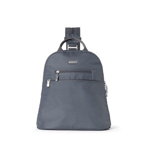 Baggallini Essential 컨버터블 백팩 - 스몰 30.5 x 27.9cm(12 x 11인치) 여성용 슬링 백 조절 가능한 차콜 그레이., 차콜 그레이, 1개