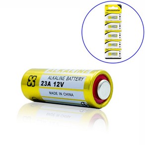 23A 12V 알카라인 특수 건전지 5알 1팩 카드타입, 1세트, 5개입