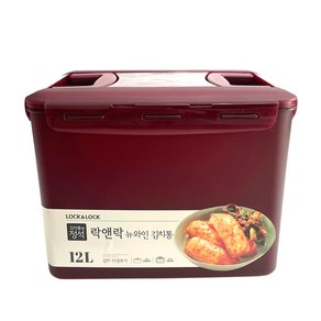 락앤락 직사각 투핸들 김치통 12L HPL889WN, 1개