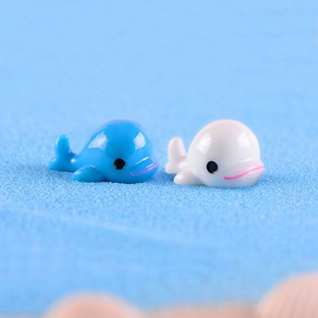미스토토 테라리움 만들기 재료 미니 돌고래 미니어처 동물피규어, P146_고래-소-블루