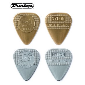 던롭 헤르코 플렉스 나일론 피크 Dunlop HERCO FLEX PICK, 0.75mm, 1개, 0.75mm