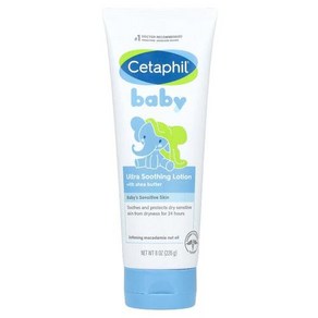 Cetaphil 베이비 울트라 수딩 로션 시아 버터 8 oz 226 g), 1개