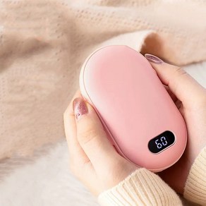 헤몬 따손이 충전식 손난로 휴대용 전기 손난로 보조배터리 USB, 핑크(4000mah)