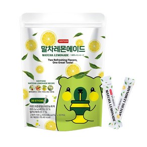 KAYFOOD 제로슈가 저칼로리 말차레몬에이드, 1개, 30개입, 5g