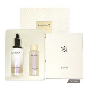 수려한 탄력 광채 앰플 60ml 기획 세트 (토닝솔루션50ml+미백마스크2매 내장), 1개