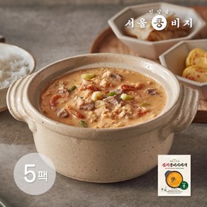 [서울콩비지] 김치 콩비지 찌개 450g x 5 (2.25Kg), 5개