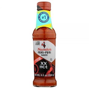 Nando's Pei-Pei 소스 엑스트라 핫 258g(9.8온스), 1개, 260g