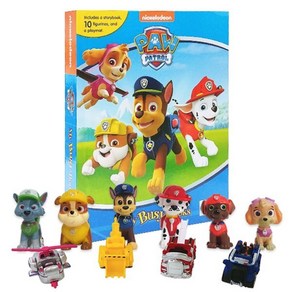 Paw Patol My Busy Book 퍼피구조대 비지북 피규어책 (퍼 패트롤), Phidal