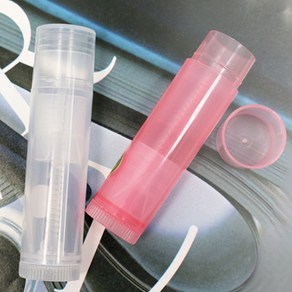 스틱형 립스틱 고체향수 립밤 공병 용기 5ML 2컬러, 투명