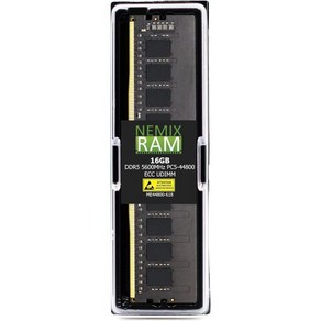 NEMIX RAM 64GB (2X32GB) DDR5 5600MHZ PC5-44800 ECC UDIMM KIT 더 ASUS 프라임 A620M-A-CSM Po B650M-CT-CSM, 16GB (1X16GB) DDR5 5600MHZ ECC, 2개