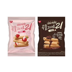 개미식품 곡물그대로21 딸기/초코 150g 구워만든크리스피롤, 2개