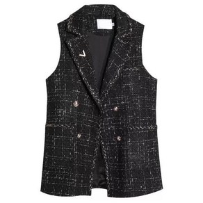 여성 베이직 정장 투버튼 베스트 Women's Vest 4M026