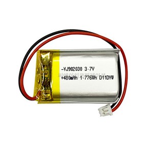 YJ 리튬폴리머배터리 KC인증충전지 3.7V YJ902030 480mAh