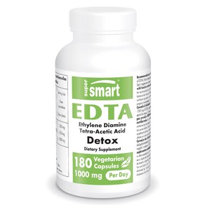 수퍼스마트 EDTA 에틸렌 디아민 테라 아세틱산 1000mg 180베지캡슐, 1개, 180정