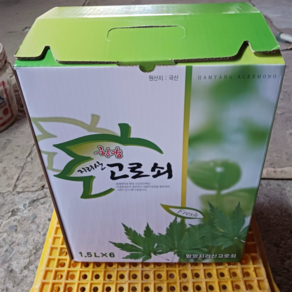 지리산 고로쇠 물 우산 고로쇠수액 첫물, 6개, 1.5L